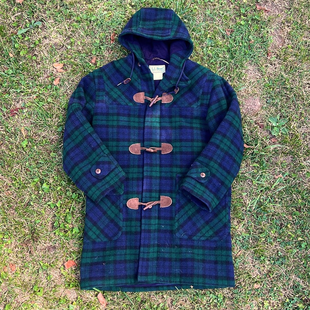 Vintage 1980s LL Bean Wool Coat